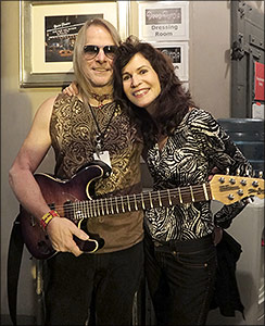Sharon with Steve Morse