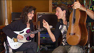 Sharon with Steve Vai