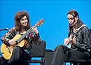 Sharon Isbin performing with Steve Vai, Paris 2005