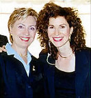 With Hillary Clinton on September 11, 2002, Ground Zero, New York